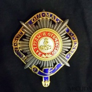 Звезда Ордена св. Александра Невского совмещенная с Орденом Подвязки лучевая (муляж)